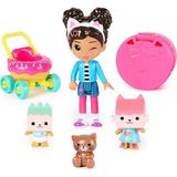 Dollhouse, Kitty Care Figür Seti, 2 Kedi Figürü ve Bebek Arabası ile Gabby, 3 Yaş ve Üzeri