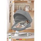 Dolly 2in1 Otomatik Sallanan Kademe Ayarlı Beşik ve Anakucağı - Antrasit - Gri