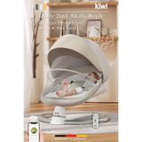 Dolly 2in1 Otomatik Sallanan Kademe Ayarlı Beşik ve Anakucağı -Kahve - Kahverengi