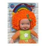 Dollz'n More Gökkuşağı Bebekleri Lahana Bebek , Dolgu Bebek , Et Bebek 45 Cm (YENİ SEZON) Turuncu
