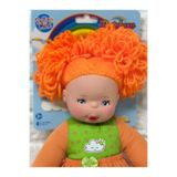 Dollz'n More Gökkuşağı Bebekleri Lahana Saçlı Dolgu Bebek 35 Cm (YENİ SEZON) Turuncu