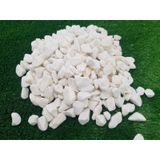 Dolomit Taş 1-2 Cm Beyaz Taş Bahçe Taşı Süs Taşı Dere Taşı