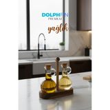 Dolphfin Premium Yağlık Özel Stantlı Yağdanlık, Şeffaf -2