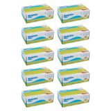 Dolphin 10 Adet 100'lü Paket Tek Kullanımlık Lateks Beyaz Pudralı Large Muayne Eldiveni