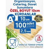 Dolphin 10 cm Uzun Sunum Kürdanı 100 Adet – Catering, Kanepe, Meyve ve Organizasyon Kürdanı