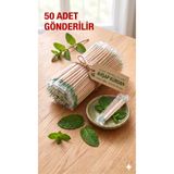 Dolphin 50 Adet Mentollü Jelatinli Ahşap Kürdan - Tek Kullanımlık Hijyenik Ambalajlı