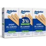 Dolphin Abeslang Dil ve Ağda Çubuğu 100'LÜ x 3 Paket - Naturel