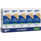 Dolphin Abeslang Dil ve Ağda Çubuğu 100'LÜ x 5 Paket - Naturel