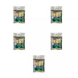 Dolphin Ahşap Yassı Tutamaklı Saplı Çöp Şiş - Boy : 9 Cm. - 50 Adetlik 5 Paket