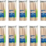 Dolphin Bambu Ahşap Adana Çöp Şiş - 24 Cm. - 100'Lü 10 Paket