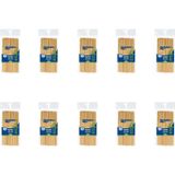 Dolphin Bambu Ahşap Çöp Şiş - Boy : 15 Cm. / En : 3mm - 100 Adetlik 10 Paket