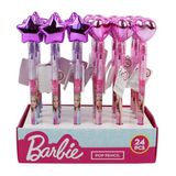 Dolphin Barbie Geçmeli Kurşun Kalem Kalp / Yıldız 24/576 B-1028 (24 Lü Paket)