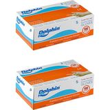 Dolphin Beyaz Lateks Eldiven Pudrasız (S) 100lü Paket 2 Adet
