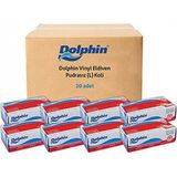 Dolphin Beyaz Vinil Eldiven Pudrasız (L) 20 Pk x 100 'lü (Koli)