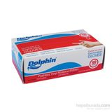 Dolphin Beyaz Vinil Eldiven Pudrasız (M) 100 lü Paket