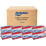 Dolphin Beyaz Vinil Eldiven Pudrasız M 20 Pk x 100 Adet Koli
