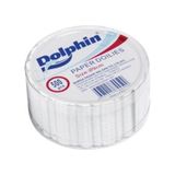 Dolphin Dantel Görünümlü Kağıt Bardak Altlığı - Çay Bardağı Kağıt Beyaz