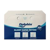 Dolphin Kağıt Klozet Kapak Örtüsü 200'LÜ - Beyaz