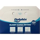 Dolphin Kağıt Klozet Kapak Örtüsü 200'LÜ