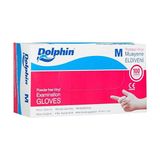 Dolphin L Boyut Pudrasız Vinil Eldiven Beyaz Renk 100 Adet Alerji Riskini Azaltır - M
