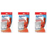 Dolphin Lateks Bulaşık Temizlik Eldiveni - Kırmızı - Large (Büyük) - 9-9,5-3 Paket