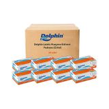 Dolphin Lateks Pudrasız Muayene Eldiveni Beyaz S 20 x 100'lü