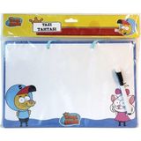 Dolphin Lisanslı Kral Şakir Yazı Tahtası 30x21 cm Mavi ve Kırmızı Renk Seçenekleri ile