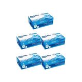 Dolphin Mavi Nitril Eldiven Pudrasız, L Beden, 100'lü Paket, 5 Adet Set