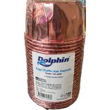 Dolphin Muffin Kağıt Karton Altın Rose Gül Cupcake Kek Kalıbı - 25 Adetlik 1 Paket