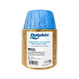 Dolphin Muffin Kağıt Karton Mavi Altın Cupcake Kek Kalıbı Kapsülü Kabı - 25 Adetlik 3 Paket