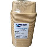 Dolphin Muffin Kare Kağıt Kraft Sarı Kek Kalıbı Kapsülü Kabı - 50 Adetlik 1 Paket