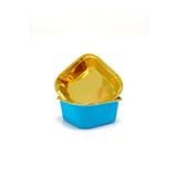 Dolphin Muffin Kek Kapsülü Kare Mavi-Altın 25li | Cupcake Kalıbı, Kağıt Muffin Kapsülü, Kek Kalıbı, Muffin Cup