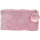 Dolphin PC-898 Peluş Pembe Kalem Çantası