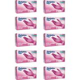 Dolphin Pembe Nitril Muayene Eldiveni S Beden 100 Adet x 10 Paket - Mdr
