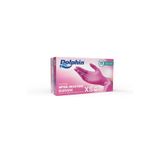 Dolphin Pembe Nitril Muayene Eldiveni XS Beden 100 Adet - MDR