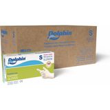 Dolphin Pudralı Lateks Muayene Eldiveni S Beden 100 Adet x 20 Paket - MDR - Koli