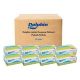 Dolphin Pudralı Latex Eldiven S Beden 100'LÜ x 20 Paket Koli - Beyaz