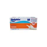 Dolphin Pudrasız Lateks Beyaz Muayene Eldiven Eldiveni Pket100...