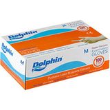 Dolphin Pudrasız Latex Eldiven M Beden 100'LÜ x 20 Paket Koli