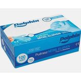 Dolphin Pudrasız Mavi Nitril Muayene Eldiveni 1 Kutu - Mdr -100 Lü