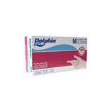 Dolphin Pudrasız Vinil Eldiven, Medium Beden, Şeffaf, 100'lü Paket