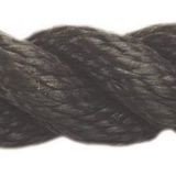 Dolphin Rope Polyester Halat 3 Kollu 20 Mm Siyah