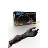 Dolphin Siyah Çok Amaçlı Nitril Muayene Eldiveni M Beden 100 Adet - MDR