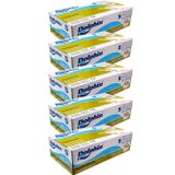 Dolphin Tek Kullanımlık Lateks Beyaz Pudralı Small ( S ) Muayne Eldiveni - 100 Adetlik 5 Paket