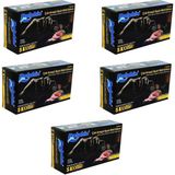 Dolphin Tek Kullanımlık Lateks Siyah Pudrasız Nitril Muayne Eldiveni Small Küçük Boy 100'lü 5 Paket