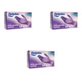Dolphin Tek Kullanımlık Lila Nitril Eldiven - Muayne Eldiveni Medium Orta Boy - 100'lü 3 Paket