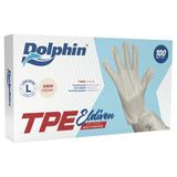 Dolphin Tpe Eldiven Krem 100Lü Large Kullan At Eldiven 4'Li Avantaj Paketi
