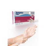 Dolphin Vinil Eldiven (M-Medium) (Medikal) (Beyaz) (Pudrasız) (100 lü)