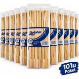 Dolphin Yassı Çöp Şiş 20 Cm.50'li x 10 Paket (Afiyet Olsun Yazılı)