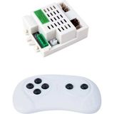 Dolu 12 Volt Anakart Kumandalı - Siyah - Beyaz